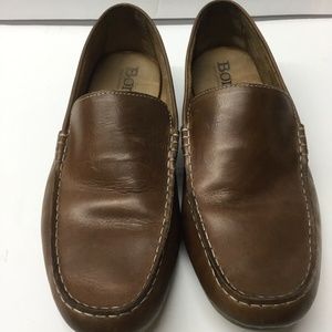 Born Men's 11M Brown Leather Driving Shoes Loafers